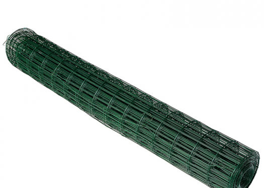 Сетка сварная с ПВХ покрытием 1,5х10 м зеленая ячейка 75х100 мм