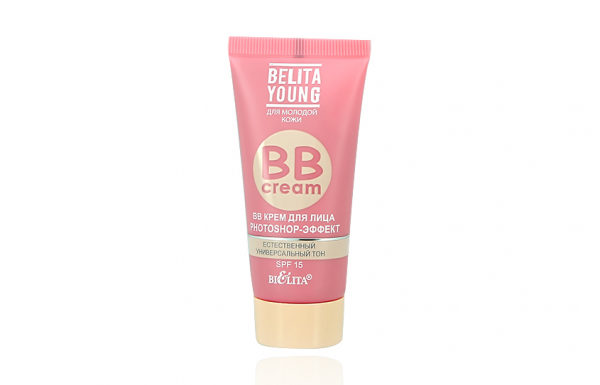 Крем для лица `BIELITA` YOUNG BB CREAM Photoshop-эффект 30 мл