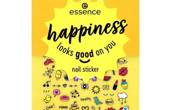 Стикеры для ногтей `ESSENCE` HAPPINESS LOOKS GOOD ON YOU самоклеящиеся