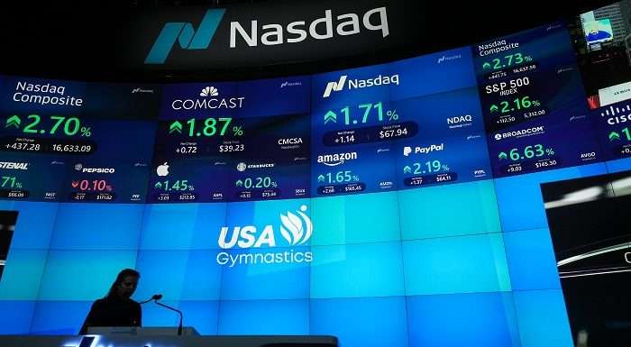 Dow Jones вырос и обновил рекордный максимум, Nasdaq снизился