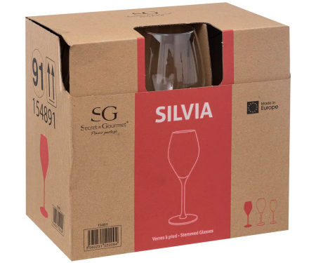 Фужер для белого вина SG SILVIA 340 мл 154891